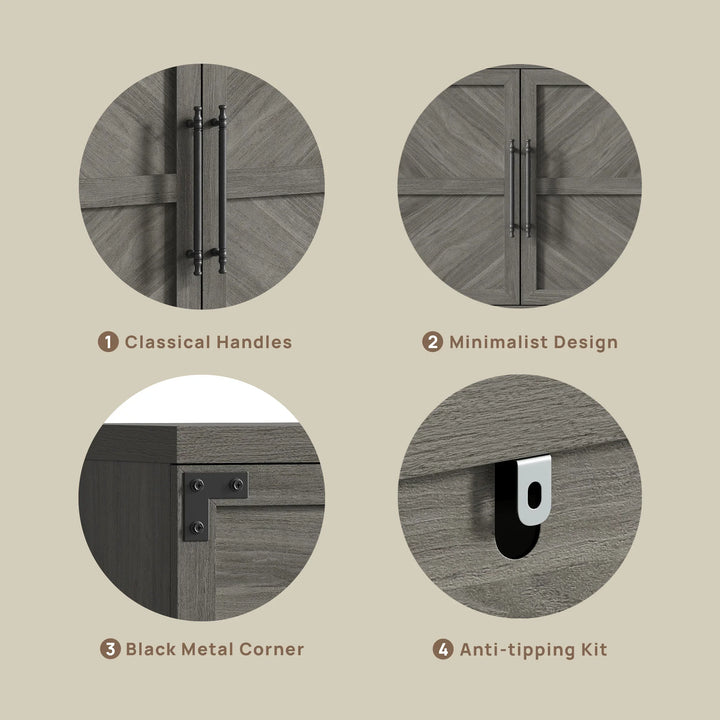 Willow Sideboard with 1 Drawer and 2 Doors