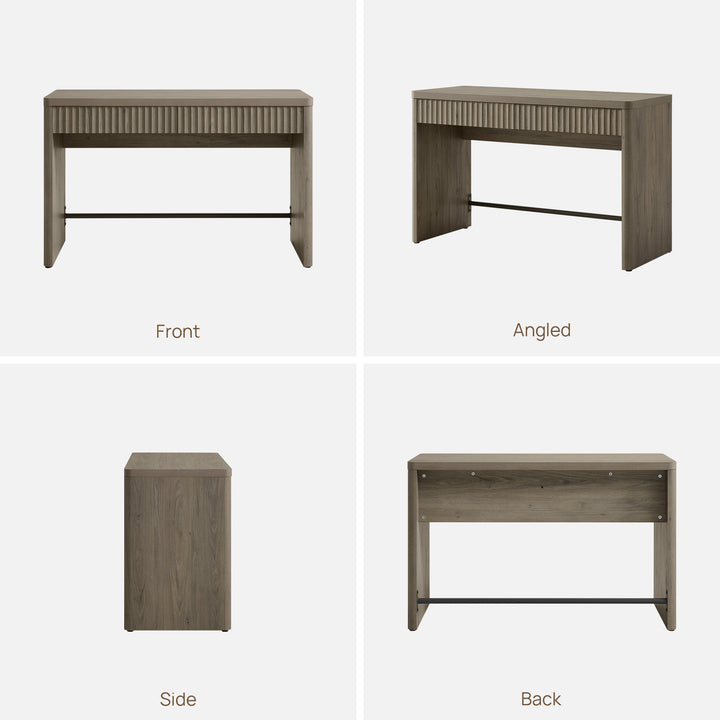 Cas Home Office Desk with 2 Drawers, Set of 2