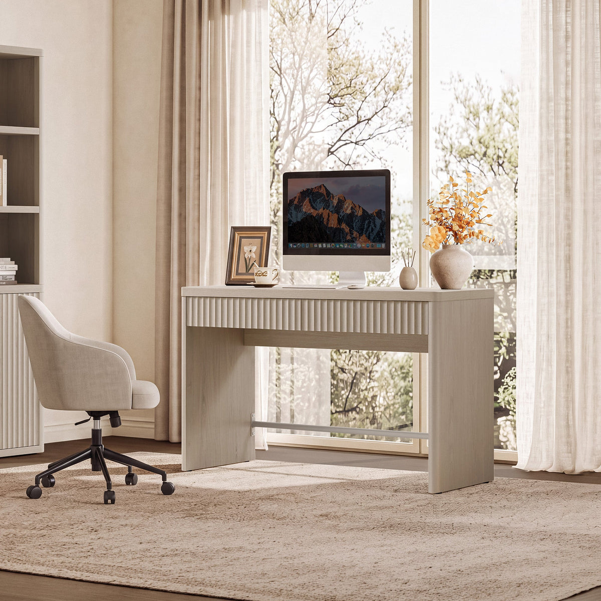 Cas Home Office Desk with 2 Drawers