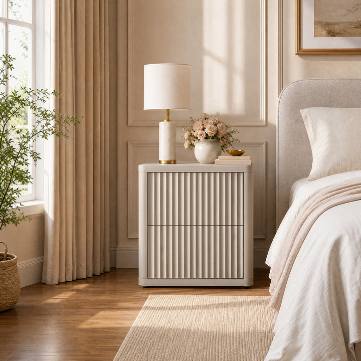 Cas Night Table with 2-Drawer