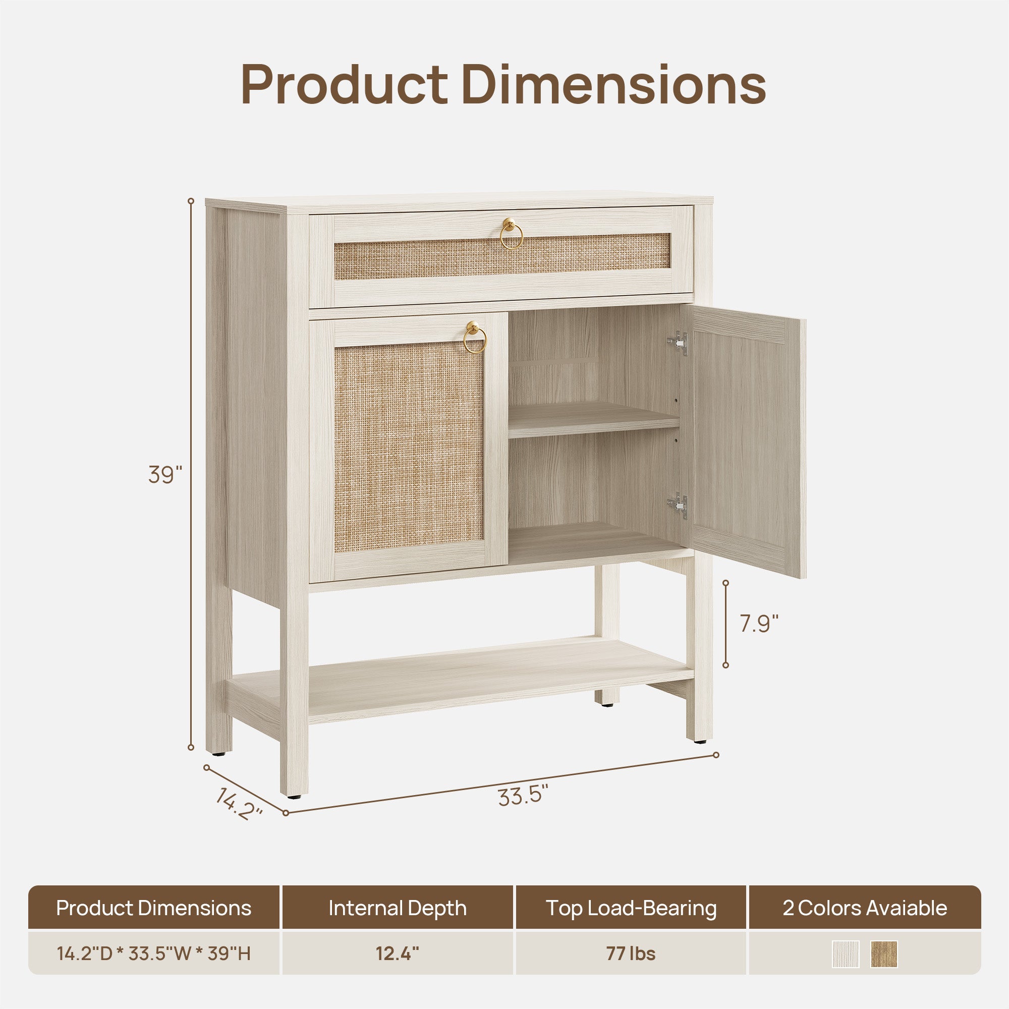 Terra Modern Sideboard, Flexible Storage