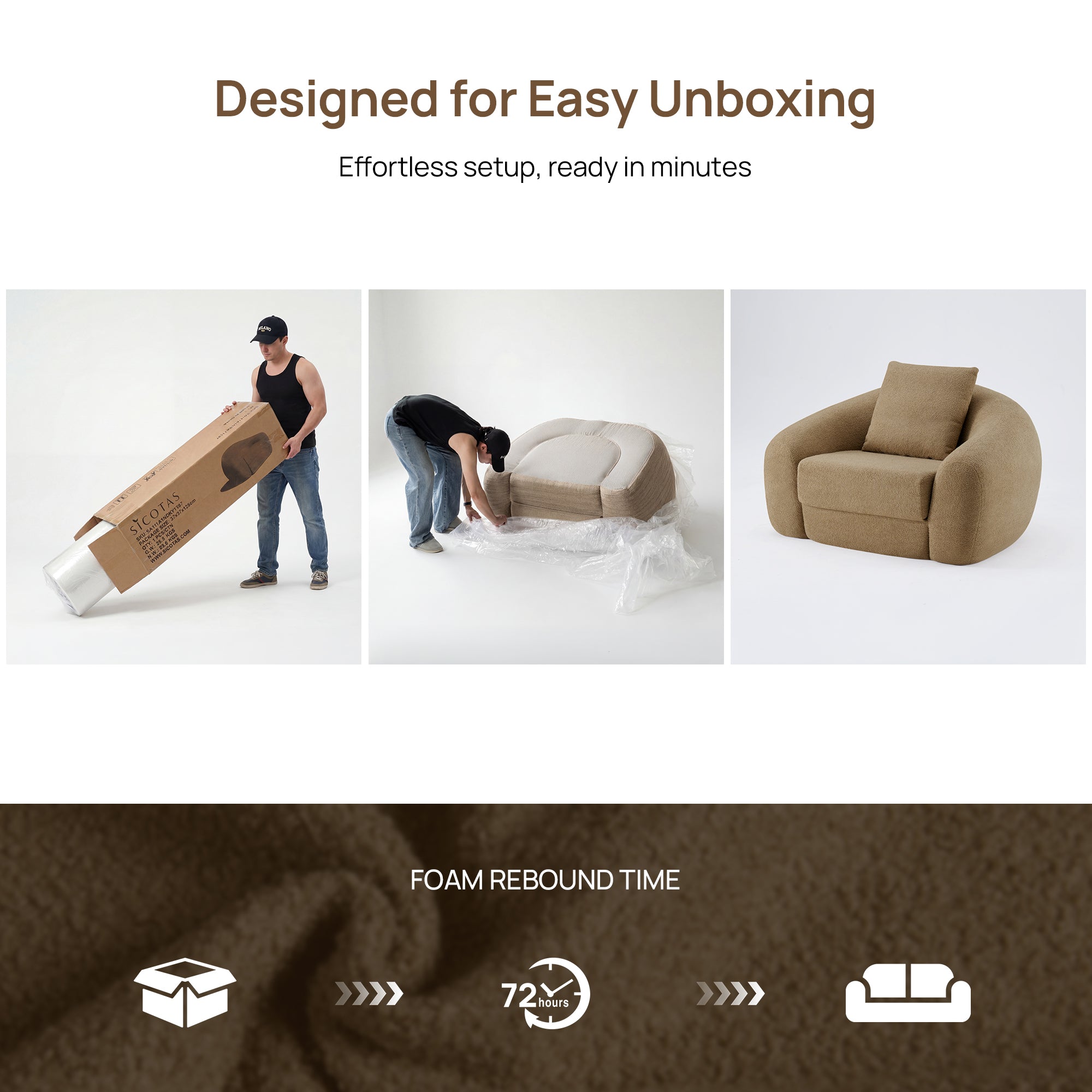 Nimbus Sofa Chair, Single Seat
