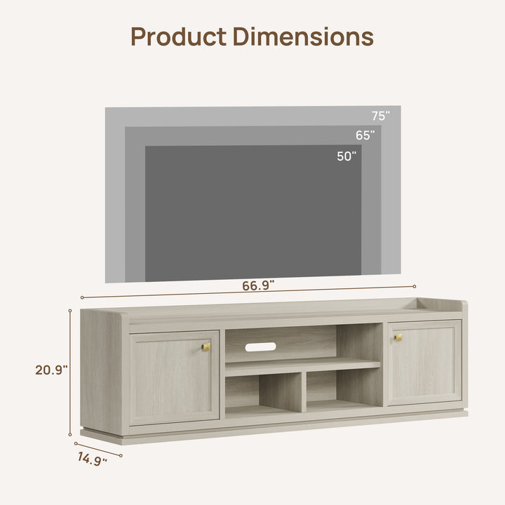 Helio TV Stand for 75 inch TV