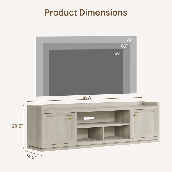Helio TV Stand for 75 inch TV