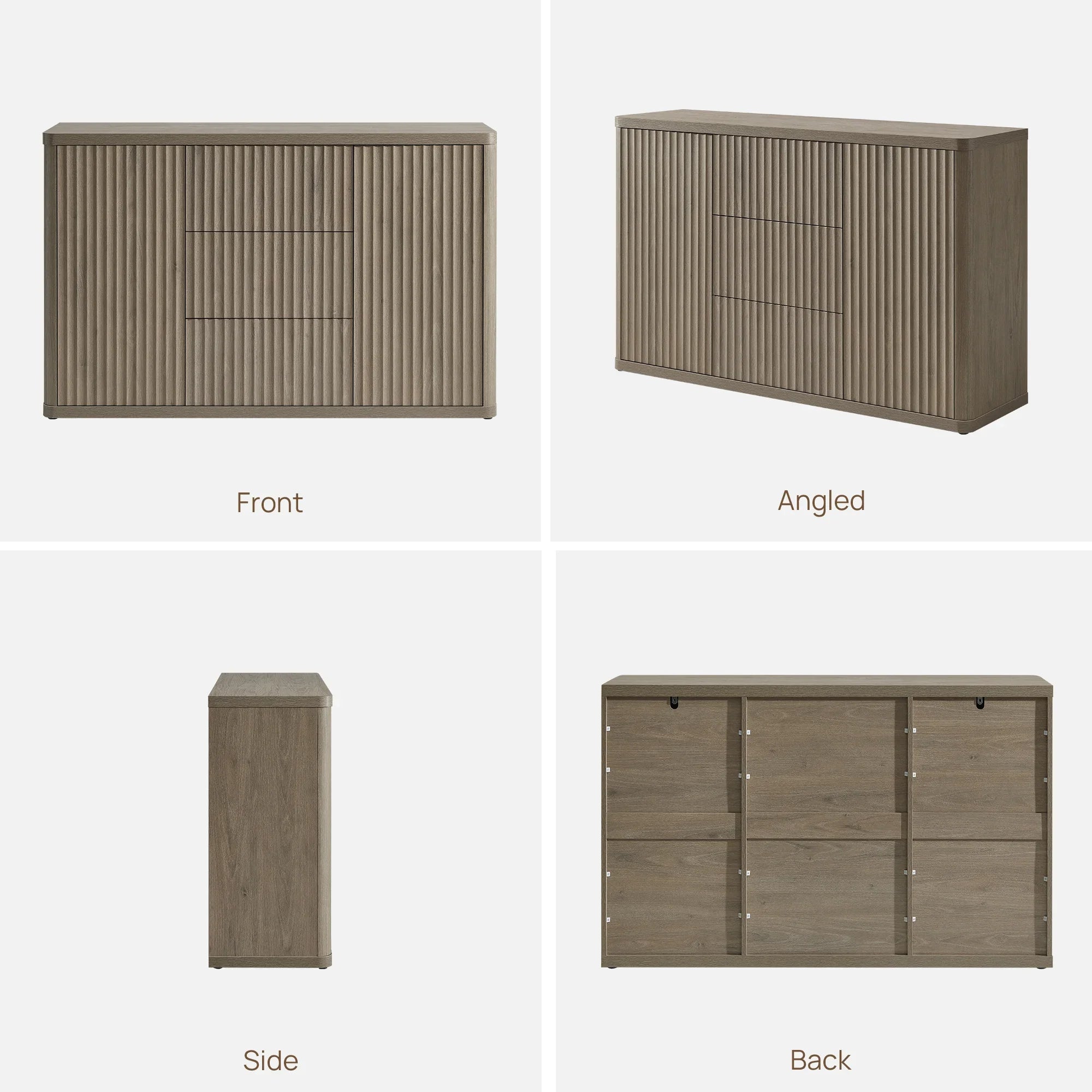 Cas Sideboard With 2 Doors And 3 Drawers