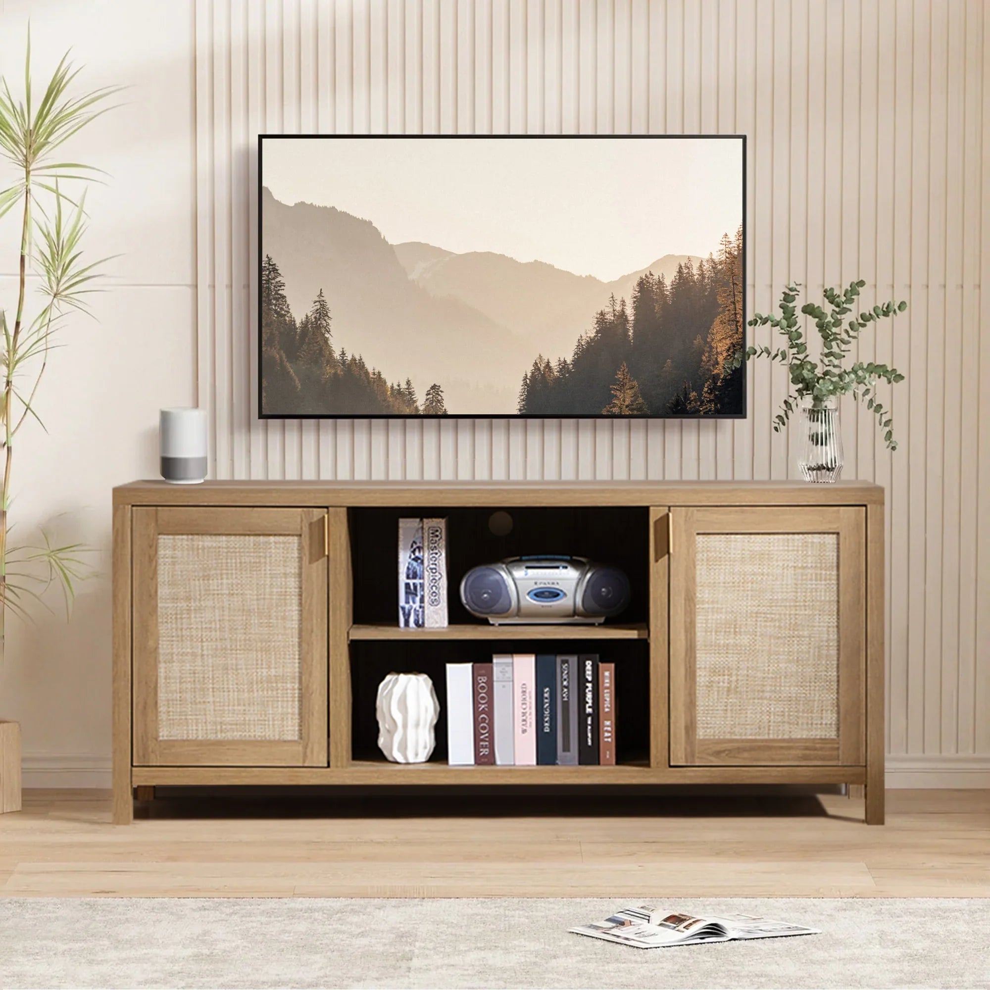 Savanna Black TV Stand