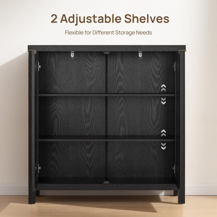 Savanna Black Buffet Cabinet