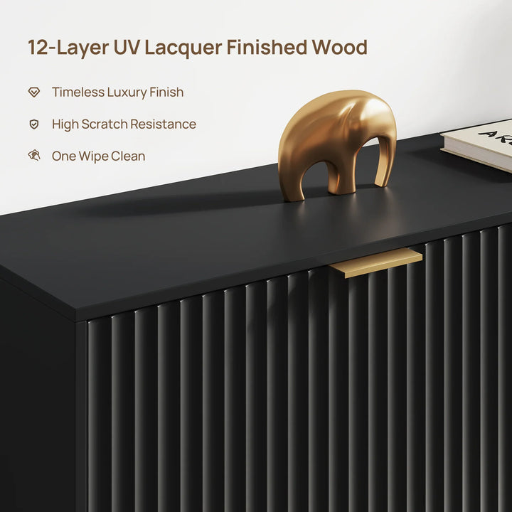 Opus 2-Tier Shoe Cabinet with Storage