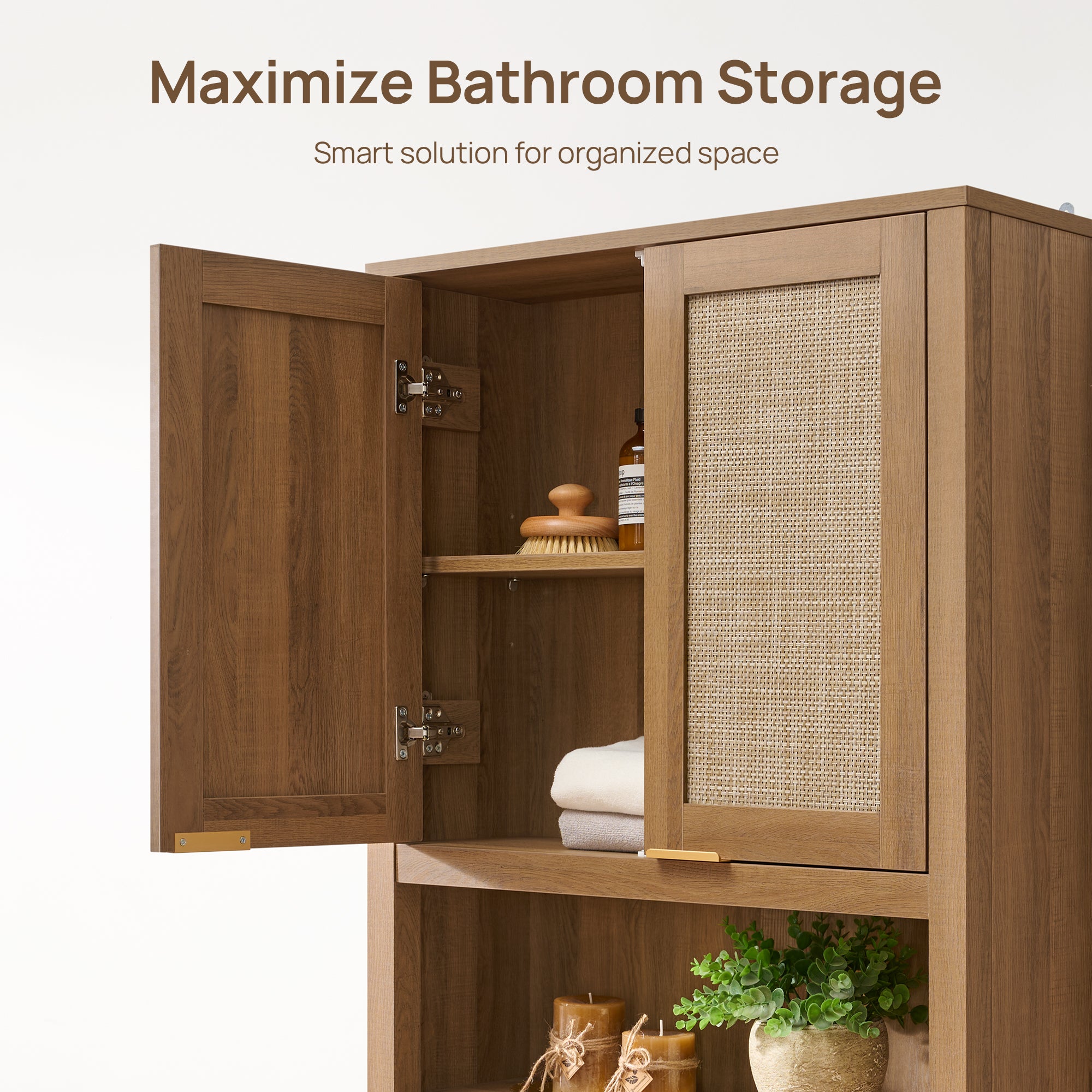Savanna Over-the-Toilet Bathroom Storage Cabinet