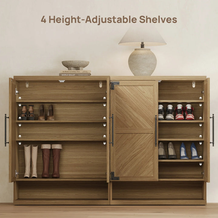 Willow Shoe Cabinet with 2 Doors for Entryway