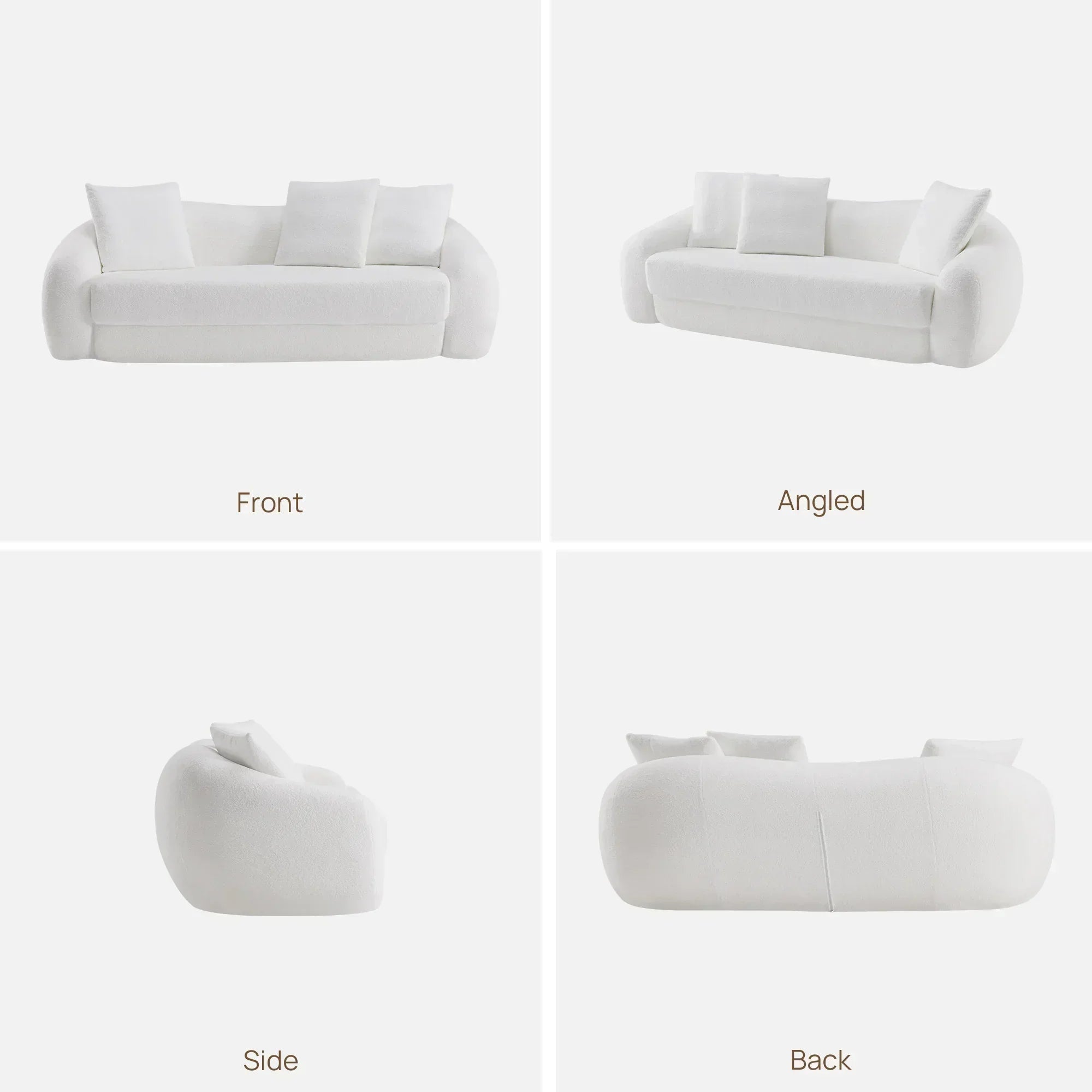 Nimbus White Sofa Couch