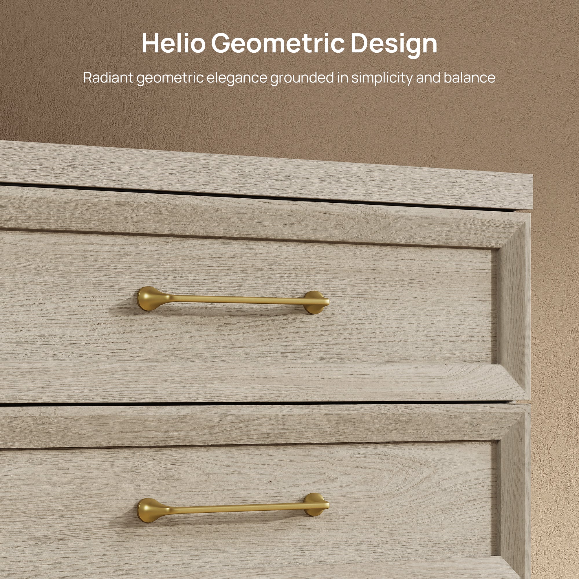 Helio Modern Nightstand with 3 Drawers, 30'' Wide