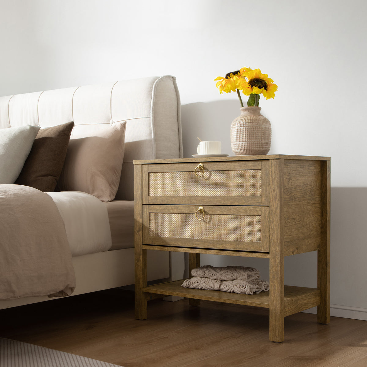 Terra 6 Drawers Dresser And 2 Drawers Nightstands Sets