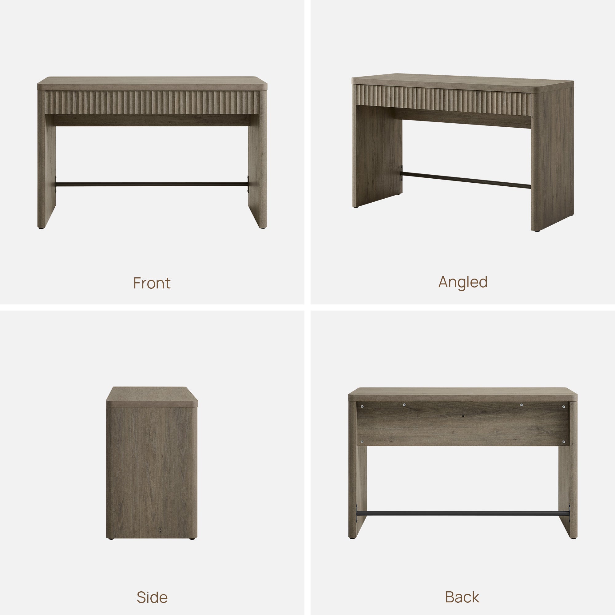 Cas Home Office Desk with 2 Drawers