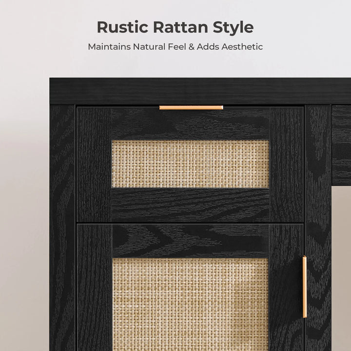 Savanna Black Makeup Vanity