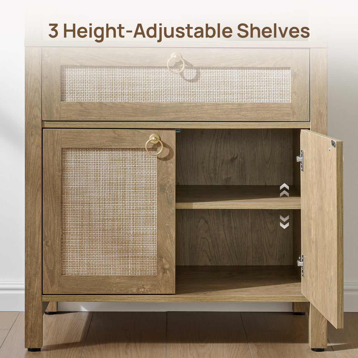 Terra 68.5Inch Bookshelf with Drawers