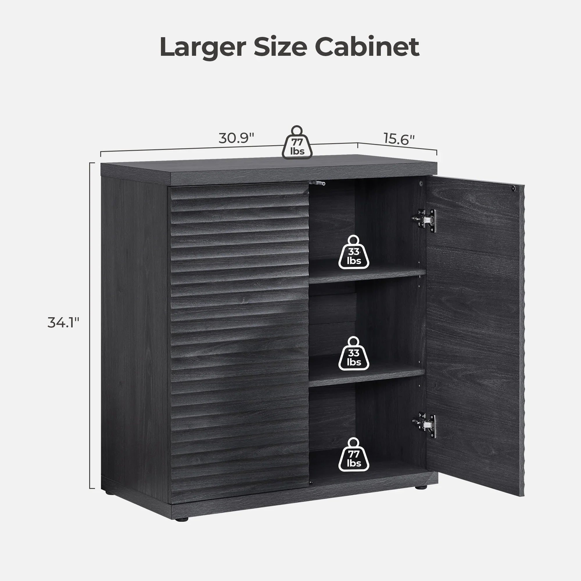 Stria Sideboard with 2 Doors for Dining Room