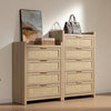 Savanna Wood Dresser, 5 Drawers - Sicotas