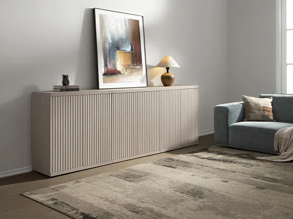 Stria Black Buffet Cabinet