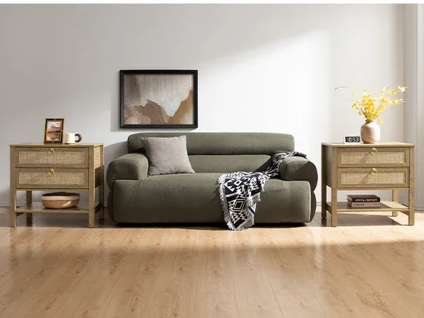 Terra 6 Drawers Dresser And 2 Drawers Nightstands Sets