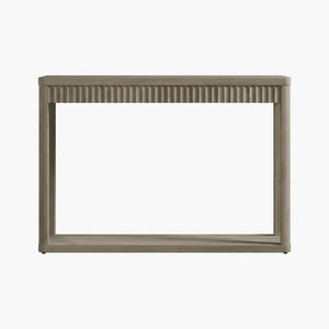 Cas Fluted 2-Tier Console Table, 47.3-Inch Wide