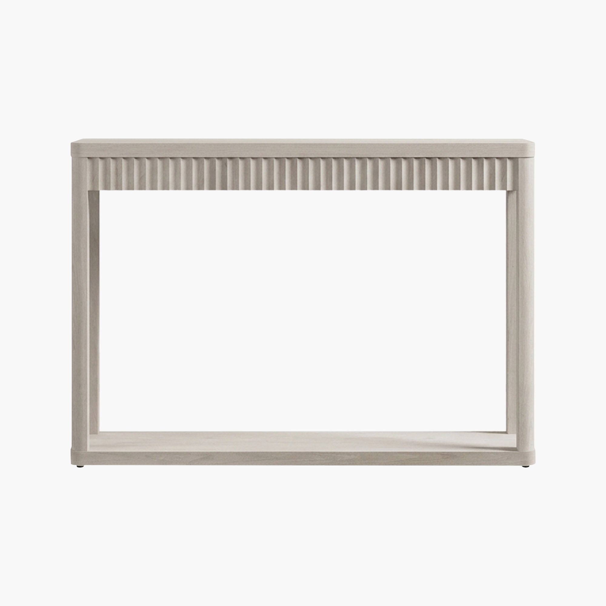 Cas Modern 2-Tier Console Table, Open Storage