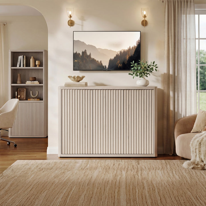 Cas TV Console with 3 Doors, Entertainment Center