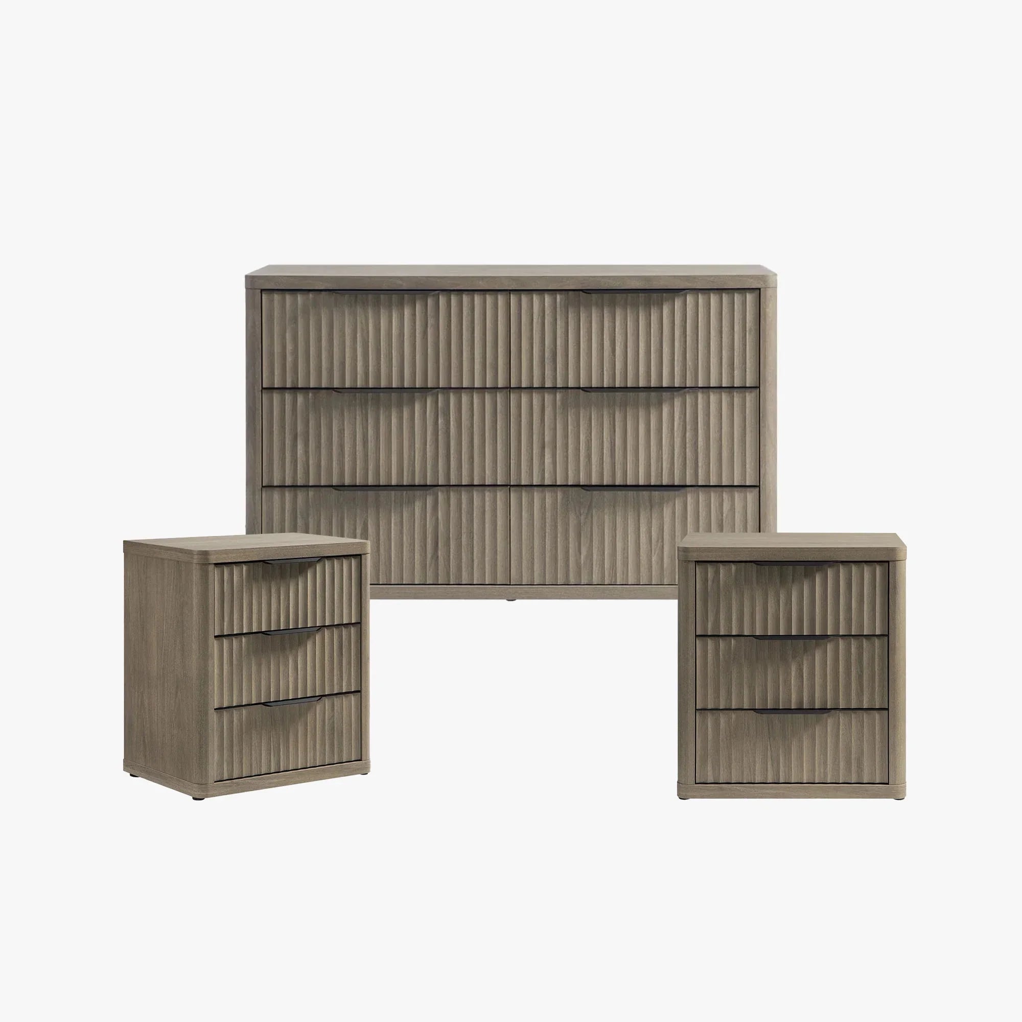 Cas Dresser Set, Black Handle