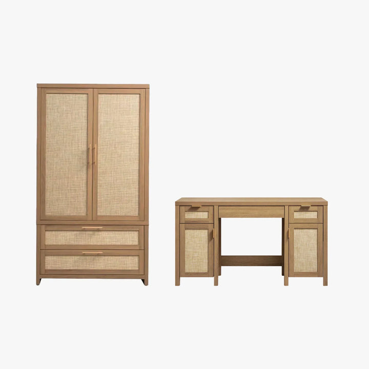 Savanna Vanity Table and Wardrobe Set