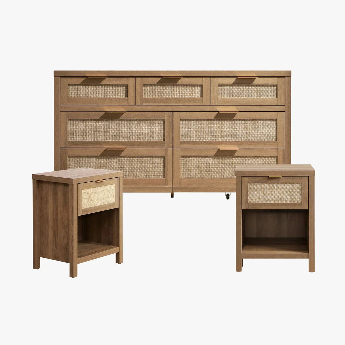 Savanna Nightstand and Dresser Set