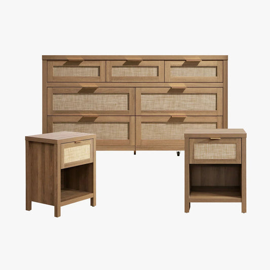 Savanna Nightstands and Dresser Set