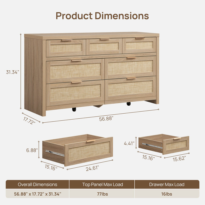 Savanna Set of 2 Wardrobes, Dresser, Nightstands Set