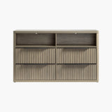 Cas Horizontal Chest, Open Drawers - 1 Piece - Grey Alder