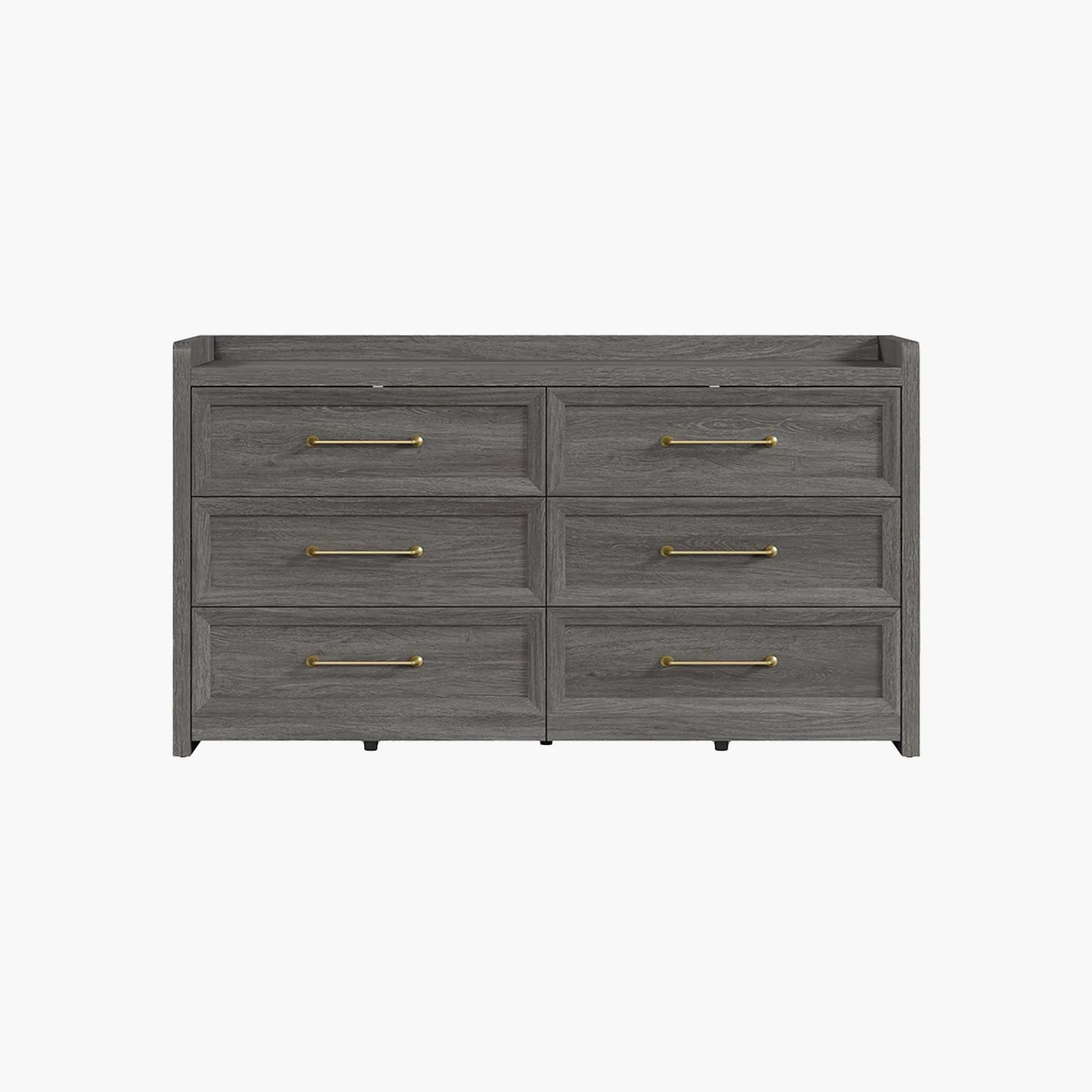 Helio Black Dresser, 6 Drawers