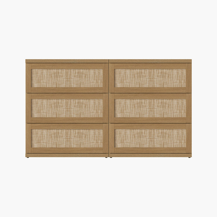 Zura 31-Inch Tall 6 Drawers Dresser, Modular Design