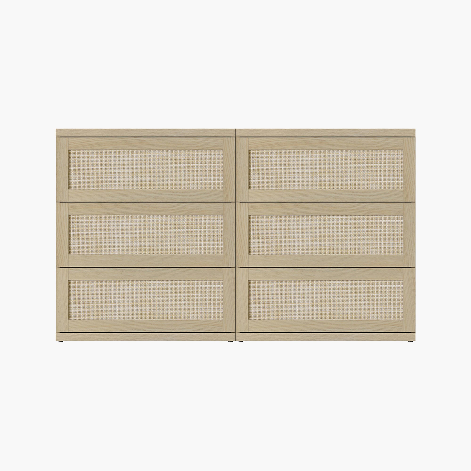 Zura 31-Inch Tall 6 Drawers Dresser, Modular Design