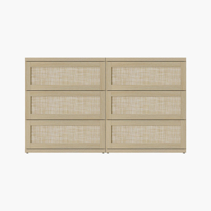 Zura 31-Inch Tall 6 Drawers Dresser, Modular Design