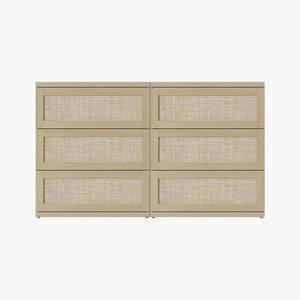 Zura 31'' Tall 6 Drawers Dresser, Straight Edge