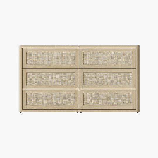 Zura 31'' Tall 6-Drawer Dresser, Modular Design