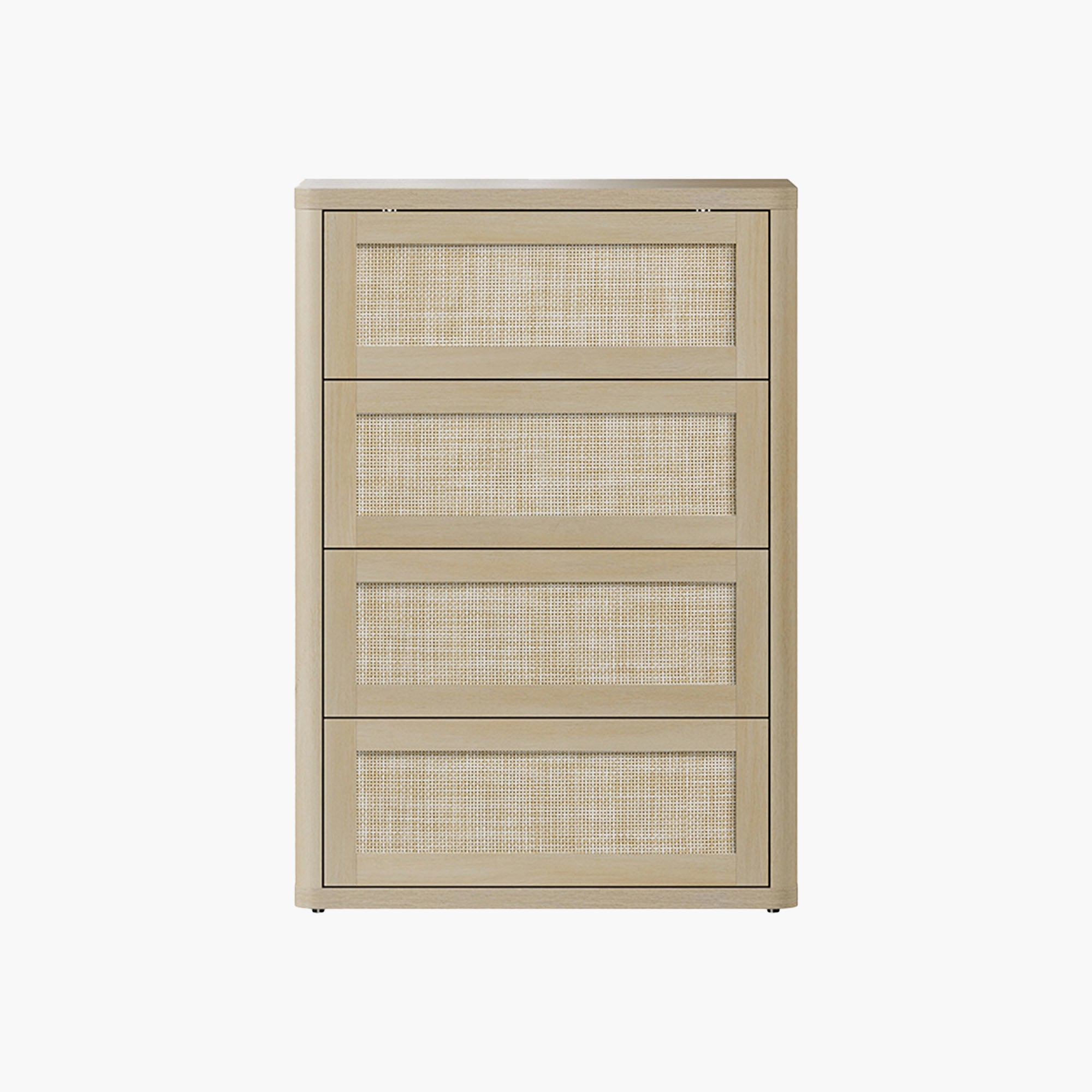 Zura Rattan Dresser with 4 Spacious Drawers