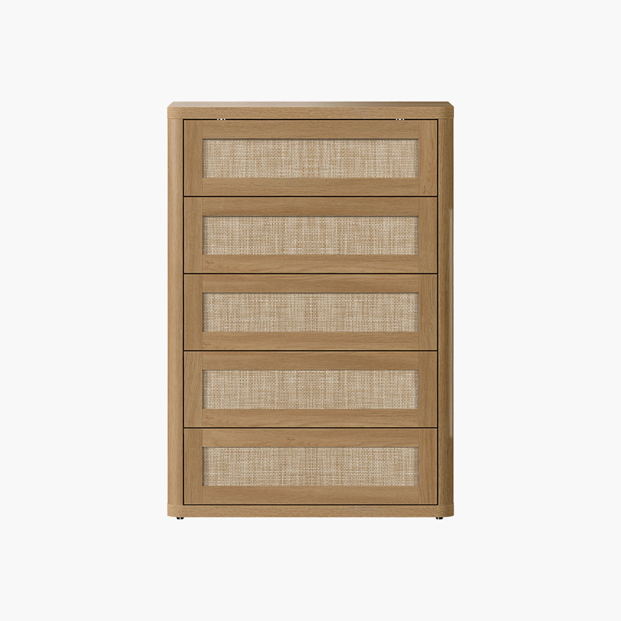 Zura Rattan Dresser, 5 Drawers