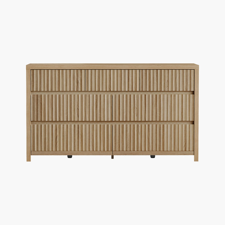 Prelude Contemporary 7 Drawers Dresser for Bedroom