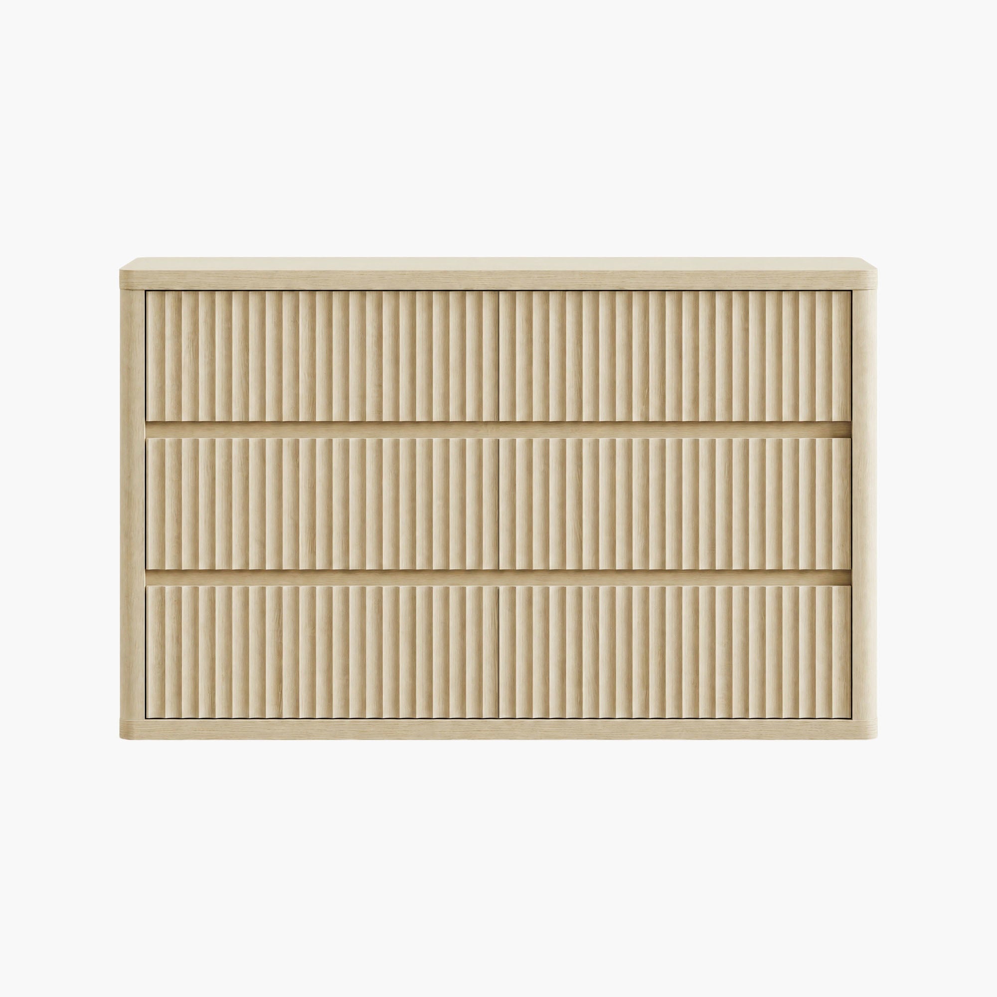 Cas 53.5'' Wide Chest of 6 Drawers for Bedroom