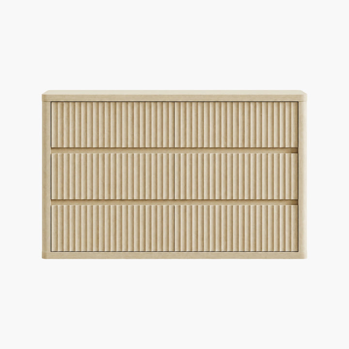 Cas Modern Handleless Dresser with 6 Drawers