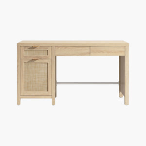 Savanna 55-Inch Wide Vanity Table, Makeup Storage