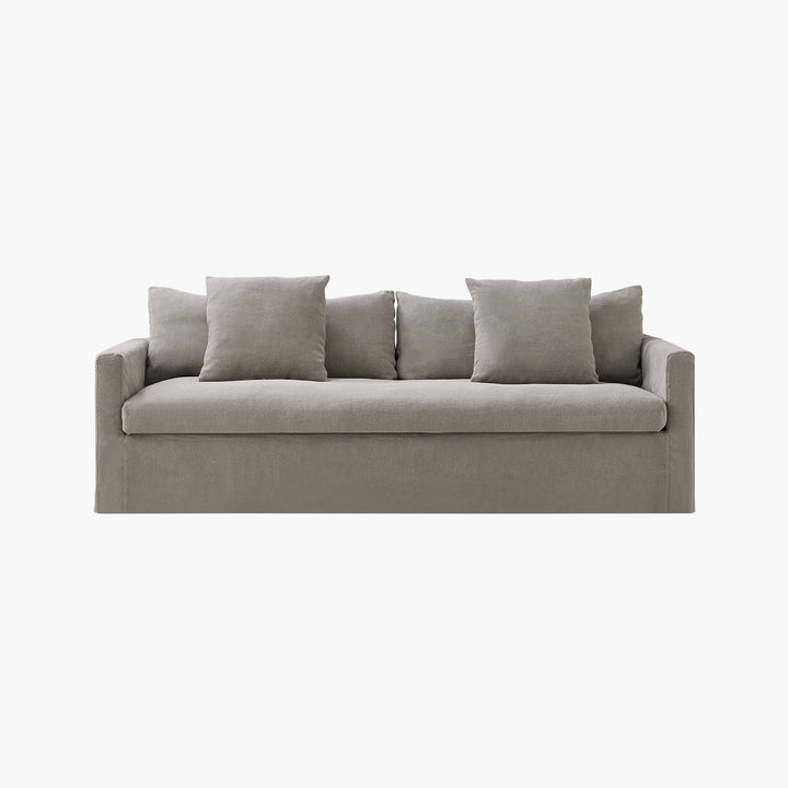 Eira Feather-Down Cushion Sofa, Deep Seat