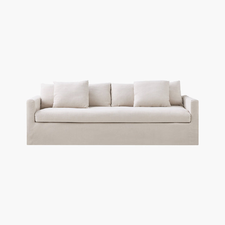 Eira Feather-Down Cushion Sofa, Deep Seat