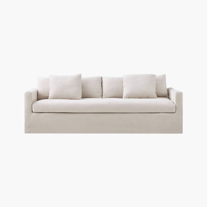 Eira Feather-Down Cushion Sofa, Deep Seat