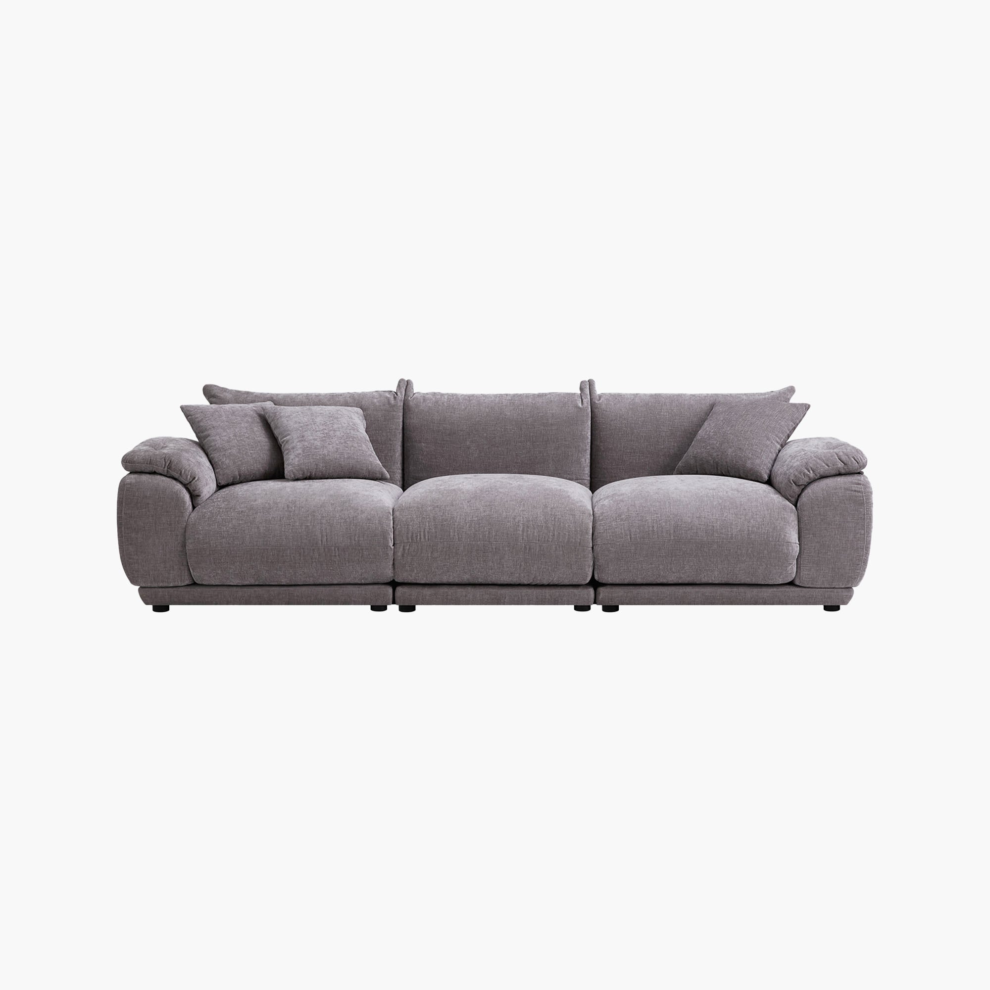 Noor Modular 3 Seater Sofa, Chenille Fabric