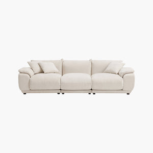 Noor Modular 3 Seater Sofa, Chenille Fabric